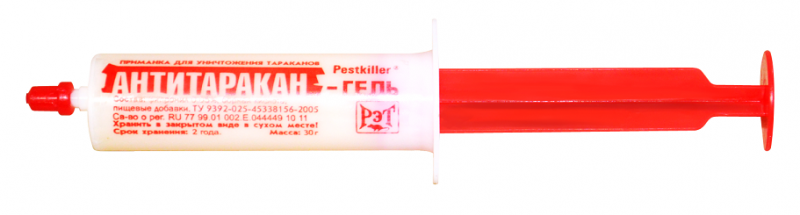 Антитаракан-гель, туба 60 мл. Антитаракан-гель, туба 60 мл.