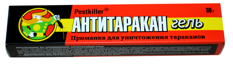 Антитаракан-гель, туба 60 мл. Антитаракан-гель, туба 60 мл.